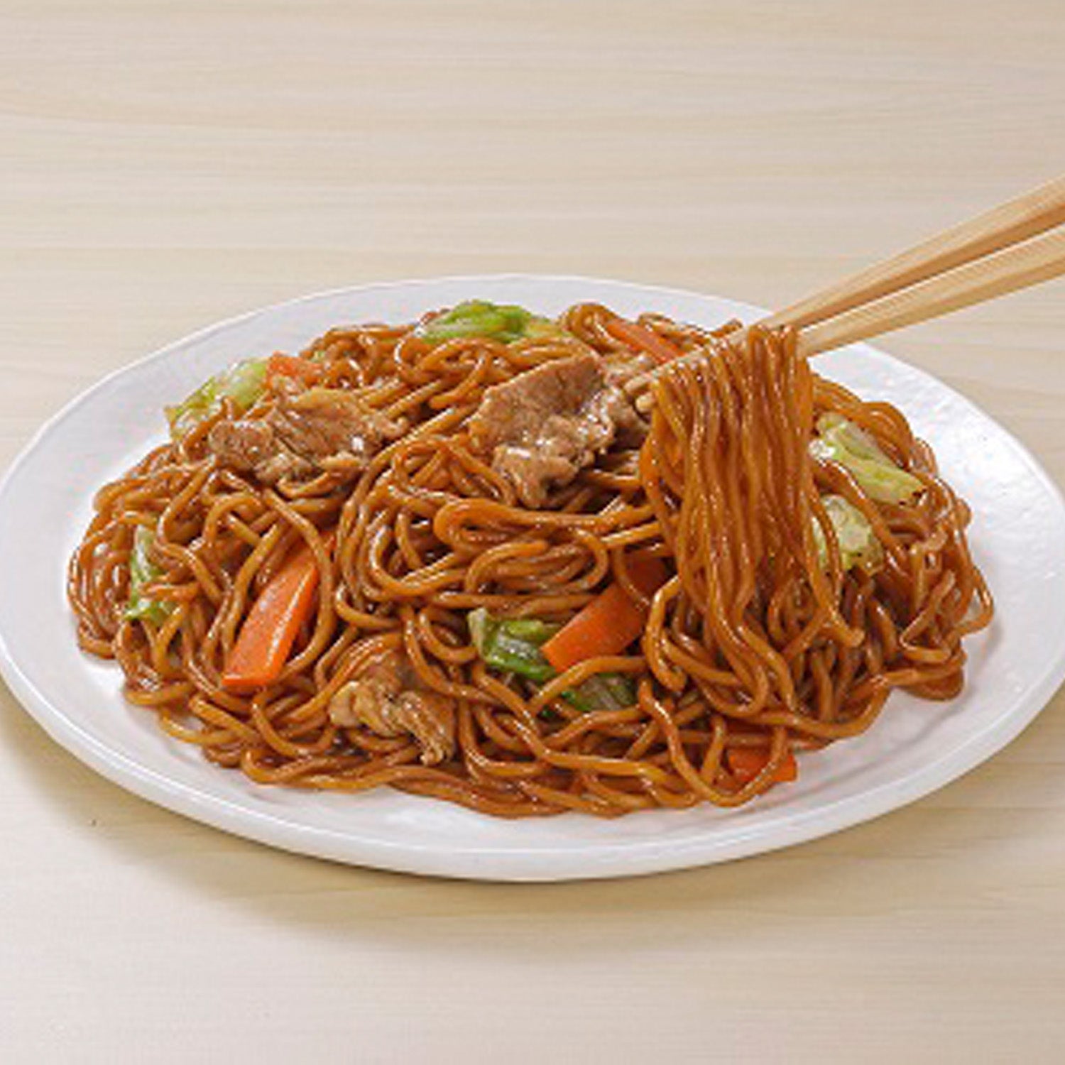 値下げしました！そば湯用　業務用品 15セット 温めるだけで本格！具材入りソース焼きそば｜冷凍・簡単調理・文化祭