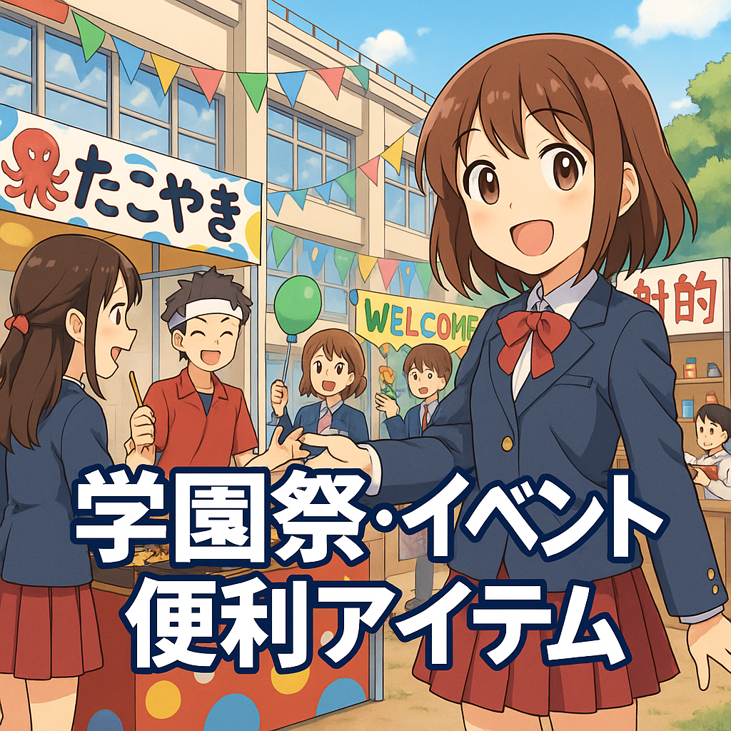 学園祭・イベント便利アイテム